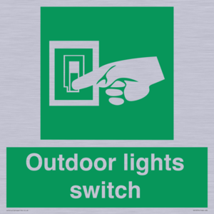 Outdoor lights switch